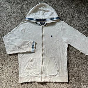 Abercrombie and Fitch full zip hoddie Navy style